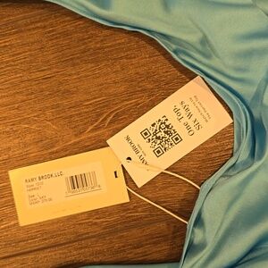 Ramy Brook Harriet Halter Top In Sky